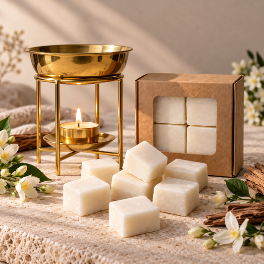 Pack Quemador + Wax Melts Cedro y Jazmín